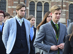 The student procession