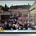 Crowd at the Noordeinde royal palace