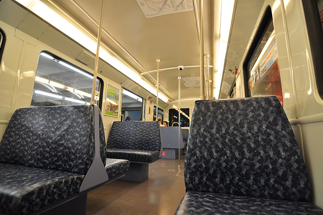 Hamburg – Interior of the U-bahn