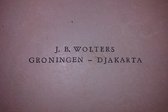 J.B. Wolters – Groningen – Djakarta