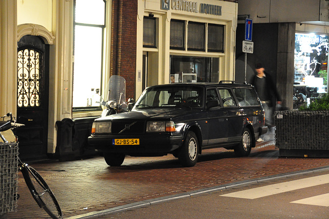 1993 Volvo 240 Polar on the pavement