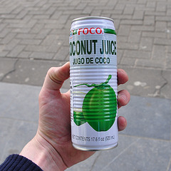 I drank this – More cocoanut juice