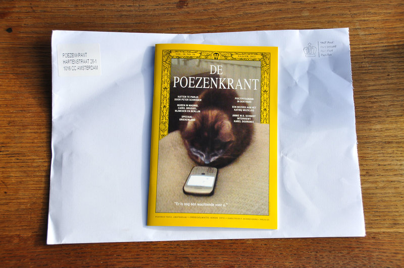 The new Poezenkrant arrived yesterday