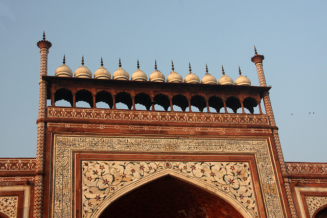 Entering the Taj Mahal Complex