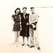 Mom, grandma Ellen and my cousin, Harry, at the Great Salt Lake. 1946