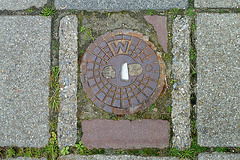 Water mains access cover