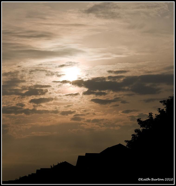 Silhouette at sunset