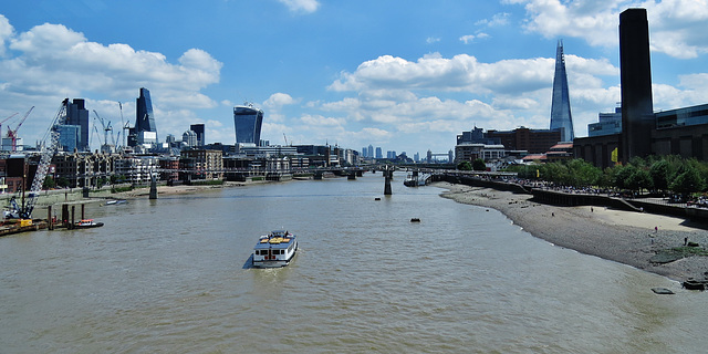 blackfriars station bridge,  thames , london