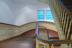 Staircase in the Verwijs bookstore in The Hague