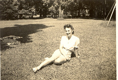 Miss Marie, 1940s, New Orleans. Probably City Park