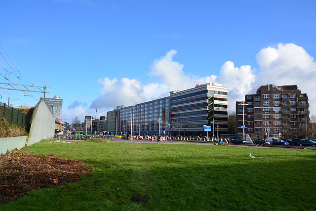 Stationsplein in Leiden