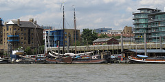 hermitage wharf, thames, london