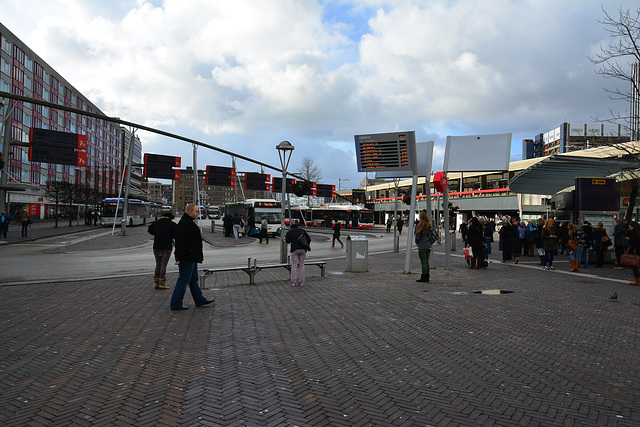 New bus departure board