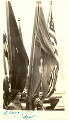 Flags of Nations. 1939 World's Fair, NYC