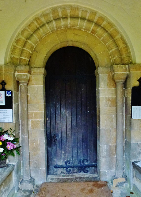 little canfield church , essex, c12 doorway
