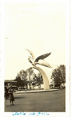 Statue at the Fair. 1939 World's Fair, NYC