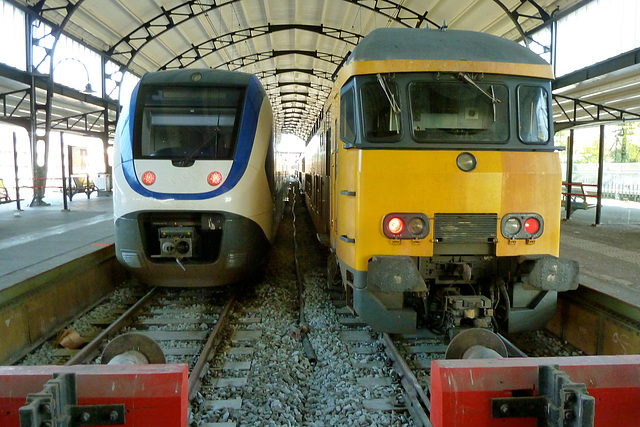 Trains at Haarlem Station