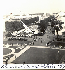 Aerial View of the Fair. 1939 World's Fair, NYC