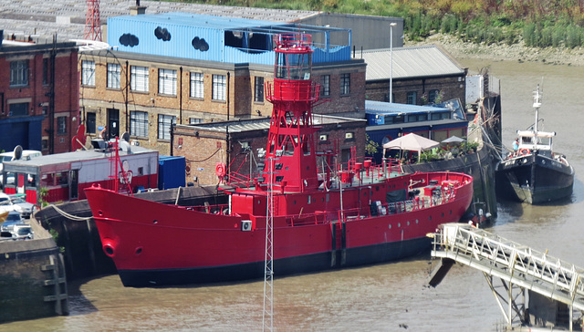 lightship, trinity buoy wharf , leamouth, thames, london