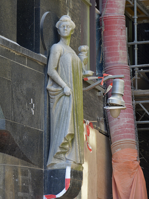 Lady standing in the dirt