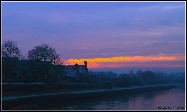 Sunset on the River Arun