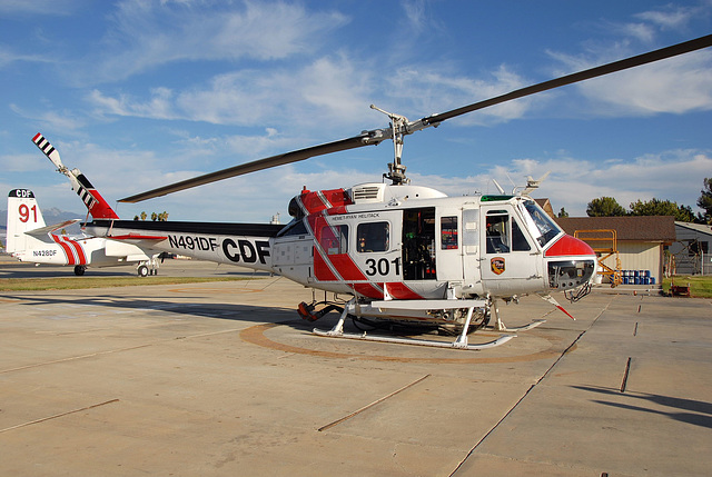 N491DF Bell EH-1H - CalFire