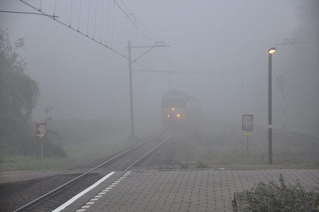 Train arriving late