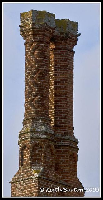 Titchfield Abbey - detail on chimney