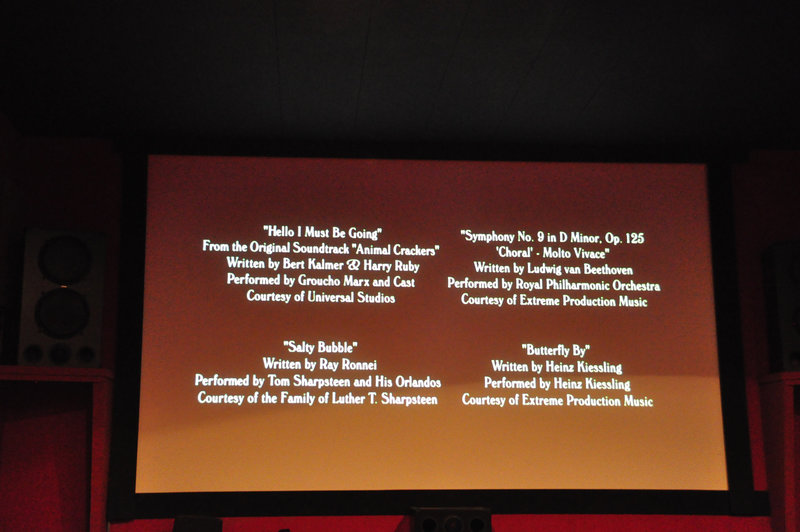 End credits of Whatever Works by Woody Allen