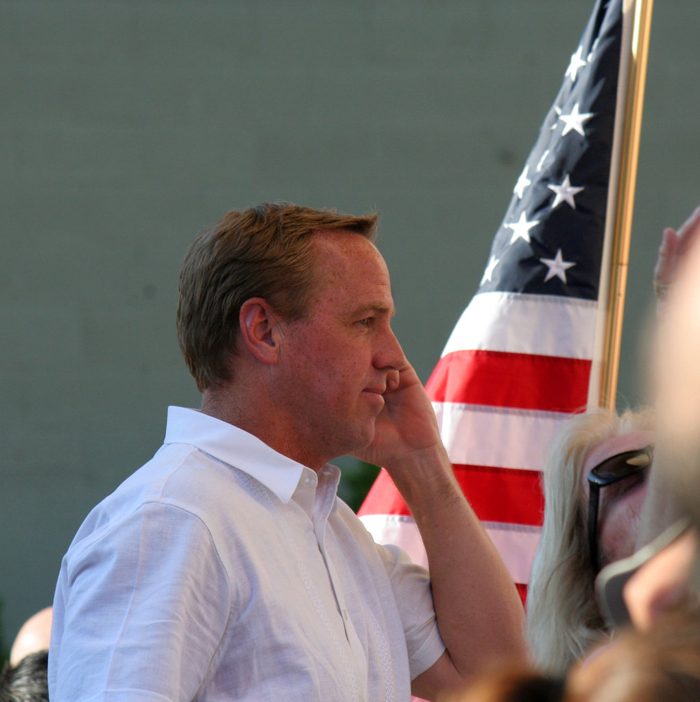 Palm Springs Mayor Steve Pougnet at Palm Springs Rally For Supreme Court Decisions (2729)