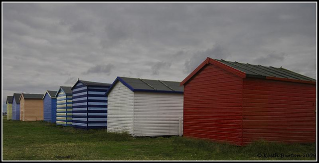 Beach Huts at Hayling Island