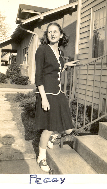 Dad's cousin, Peggy, c. 1940