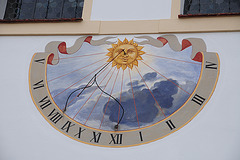 Sundial in Wolfegg, Germany