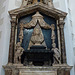 christ church spitalfields, london,detail of tomb of edward peck, 1736, signed by thomas dunn, the mason who built the church , peck had promoted its building and laid the foundation stone.