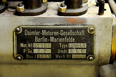 Automuseum von Fritz B. Busch – 1924 Mercedes Bootsmotor Typ FZ 1