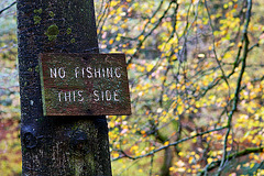 No fishing this side