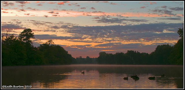 Sunrise at Dryad Lake