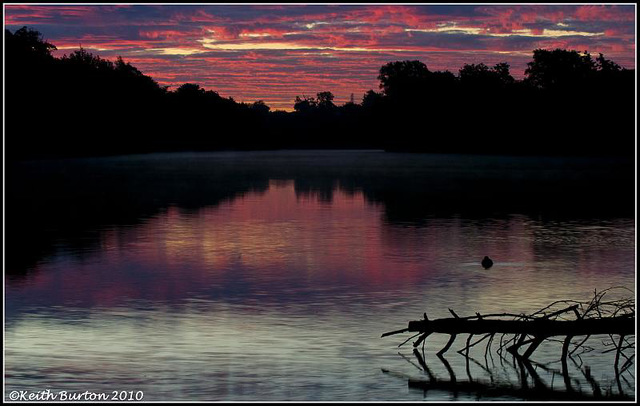 Sunrise at Dryad Lake