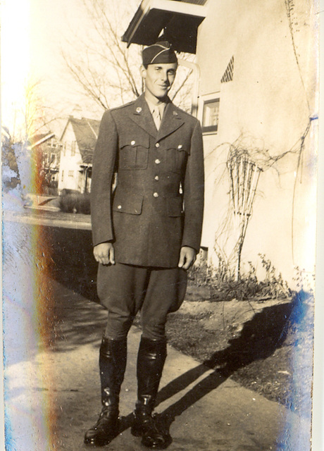 Uncle Richard Grossenbach in his cavalry uniform, 1942