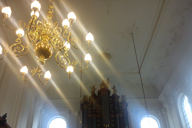 Interior of the Lutheran Church in The Hague