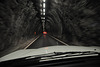 Driving through the Munt la Schera tunnel