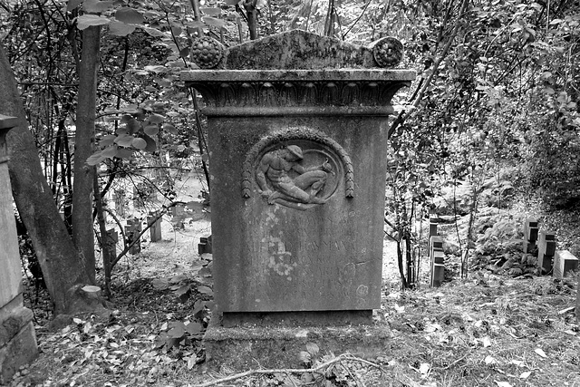 War grave in the Waldfriedhof in Aix-la-Chapelle