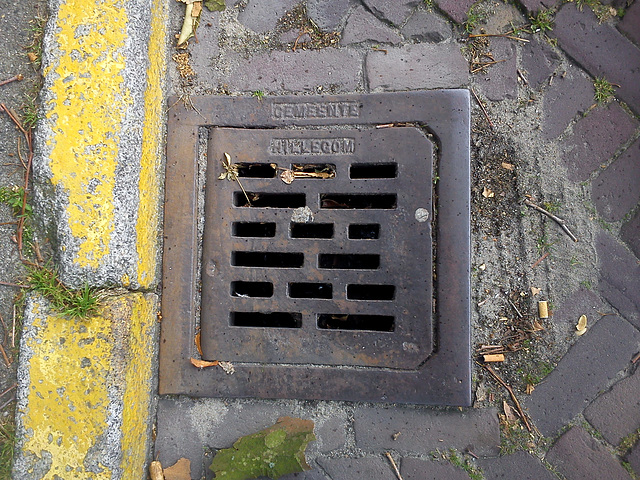 Drain cover of the Gemeente Hillegom