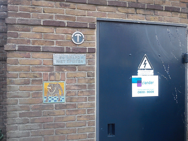Bij brand niet blussen