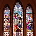 East Window a memorial to Mrs Mond of Brimington Hall, Saint Andrew's Church, Station Road, Barrow Hill, Chesterfield, Derbyshire