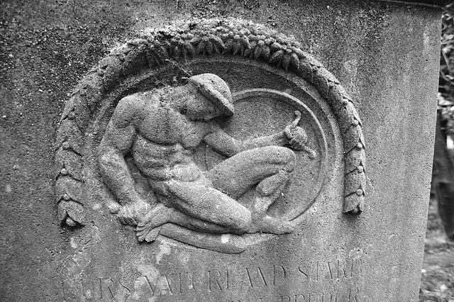 War grave in the Waldfriedhof in Aix-la-Chapelle
