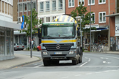 Mercedes-Benz Actros cement mixer truck