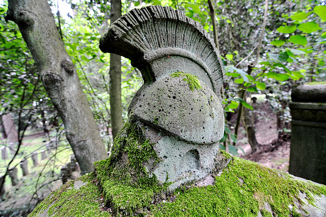 War graves in the Waldfriedhof in Aix-la-Chapelle