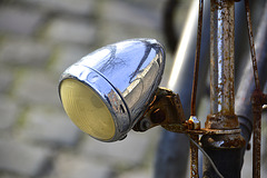 Old bike – Miller headlight