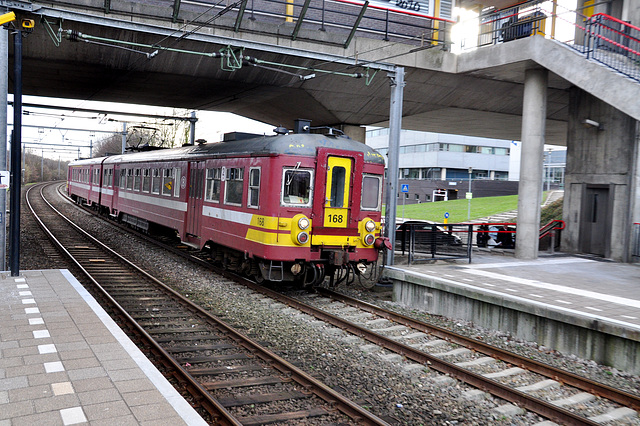 Belgian Railway EMU 168 at Maastricht-Randwyck